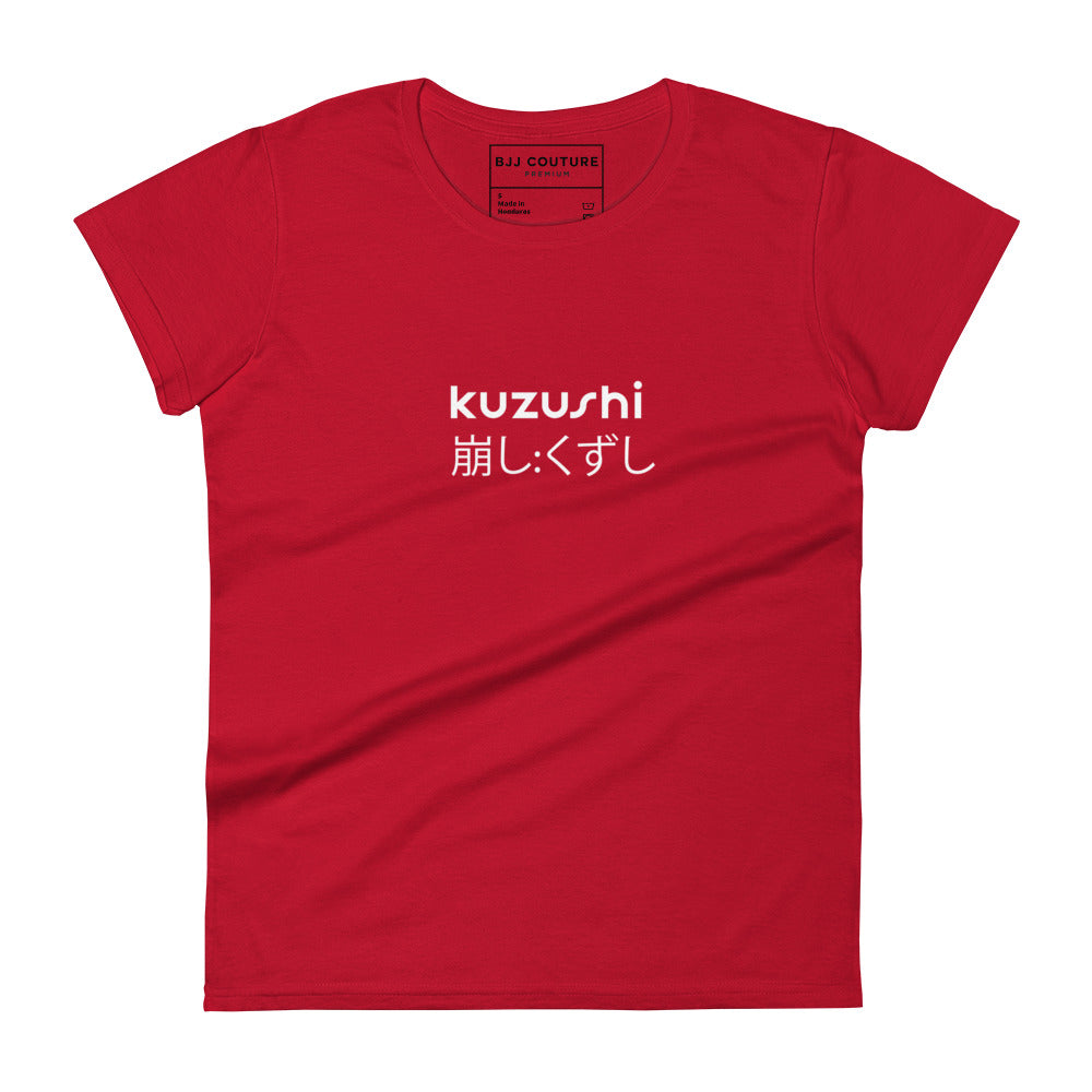 Women's kuzushi dark soft pre-shrunk short sleeve t-shirt