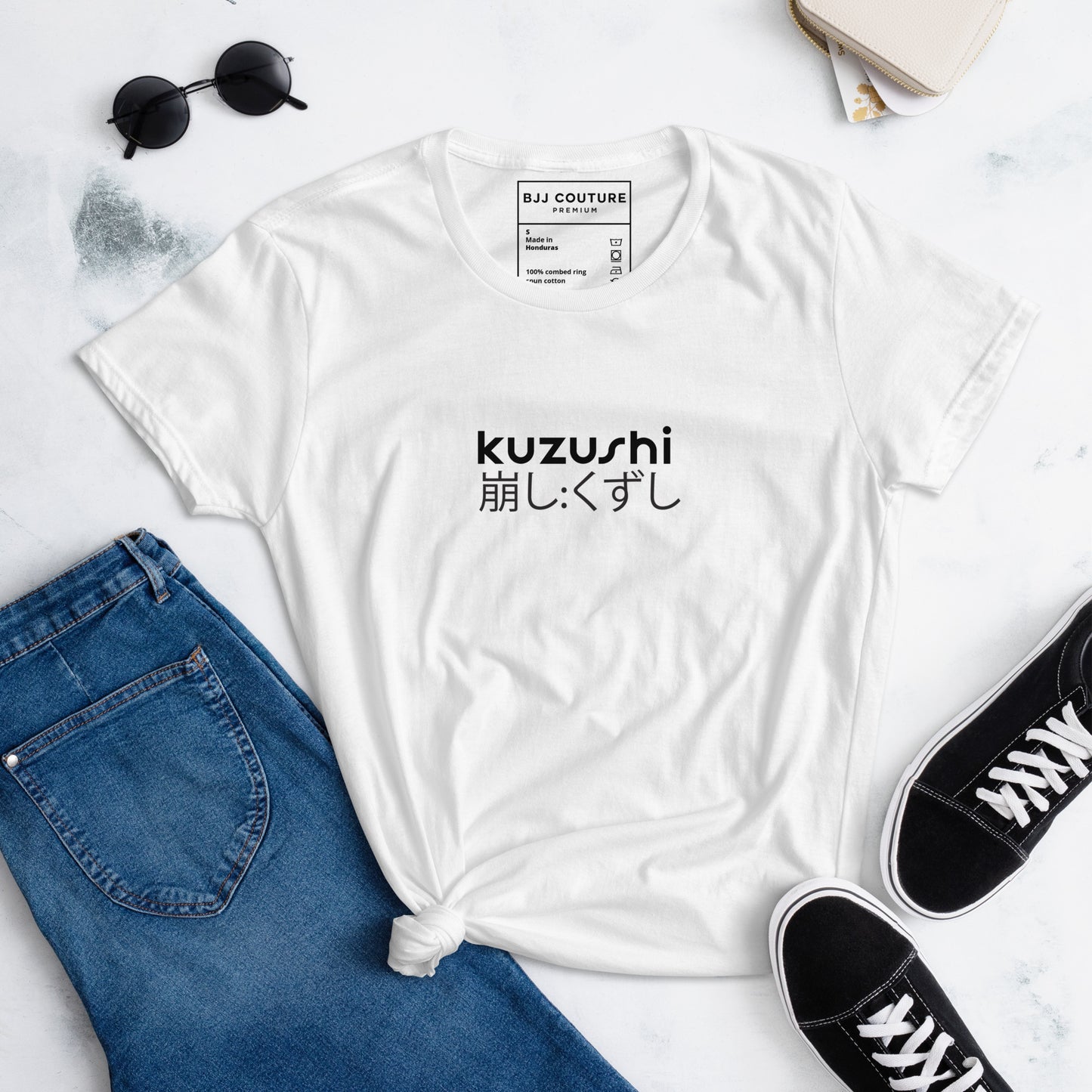 Women's kuzushi light soft pre-shrunk short sleeve t-shirt