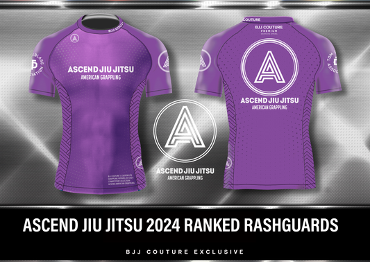 Pre-Order: Ascend Jiu Jitsu Ranked Rashguard - Purple