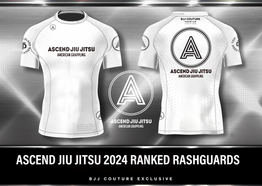 Pre-Order: Ascend Jiu Jitsu Ranked Rashguard - White
