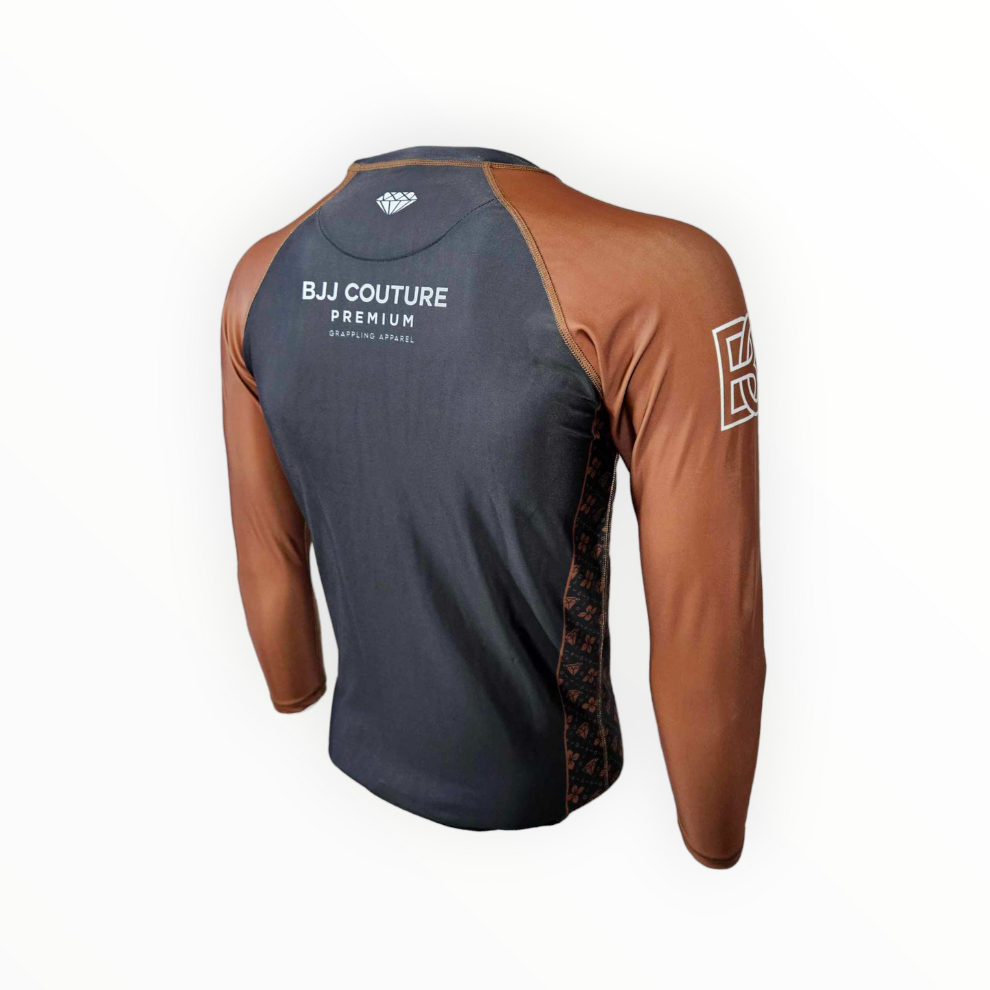 Brown Belt Ranked Rashguard - IBJJF Legal - Customizable