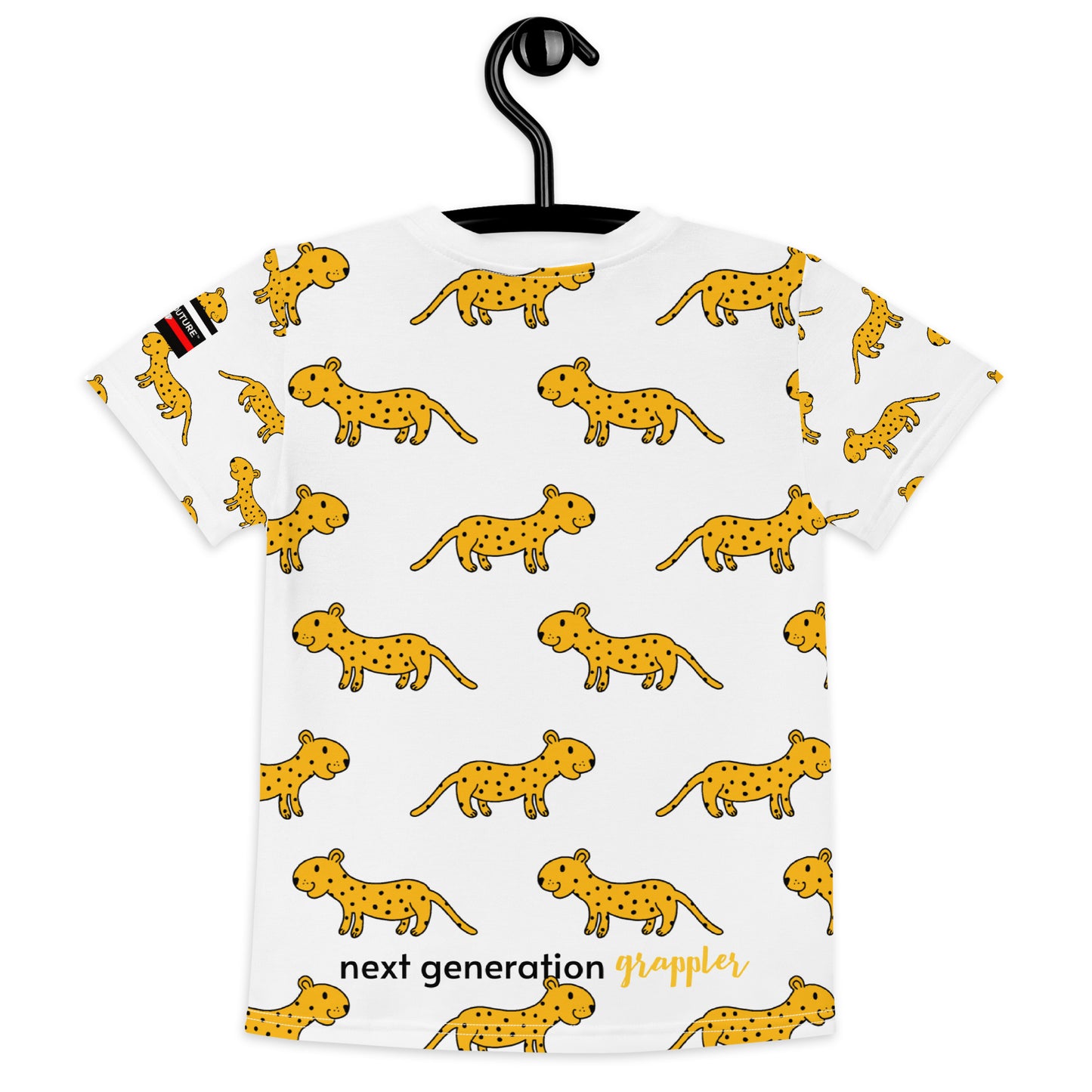 BJJ Couture Next Generation Grappler Kids Leopard crew neck t-shirt