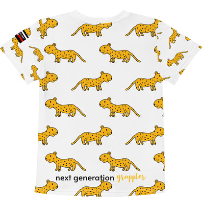 BJJ Couture Next Generation Grappler Kids Leopard crew neck t-shirt