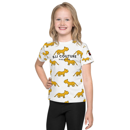 BJJ Couture Next Generation Grappler Kids Leopard crew neck t-shirt