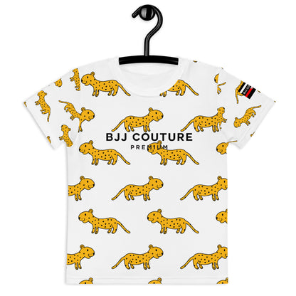 BJJ Couture Next Generation Grappler Kids Leopard crew neck t-shirt