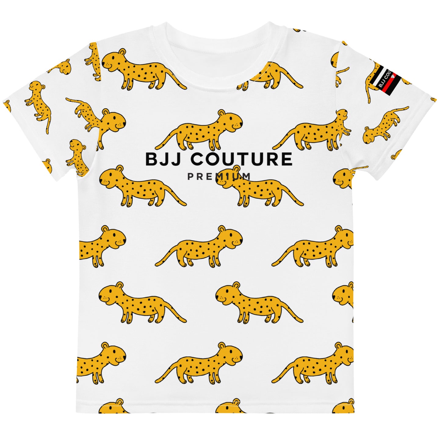 BJJ Couture Next Generation Grappler Kids Leopard crew neck t-shirt