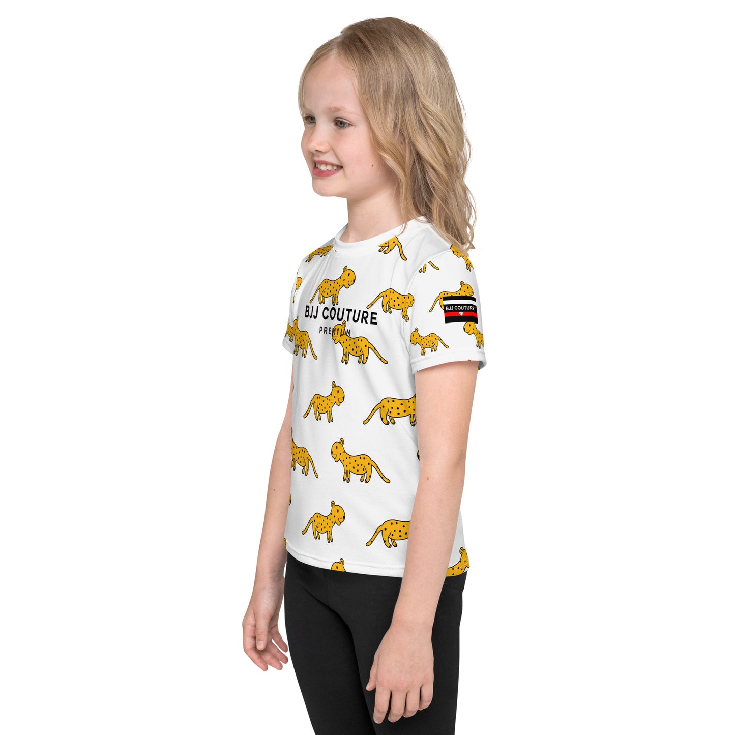 BJJ Couture Next Generation Grappler Kids Leopard crew neck t-shirt