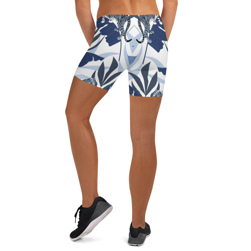 BJJ Couture Premium Aqua Tiger Jungle shorts