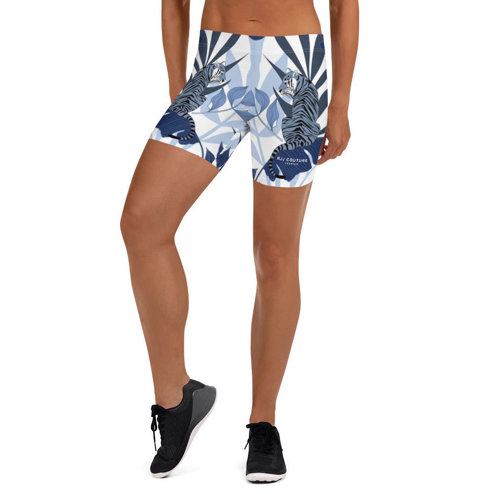 BJJ Couture Premium Aqua Tiger Jungle shorts