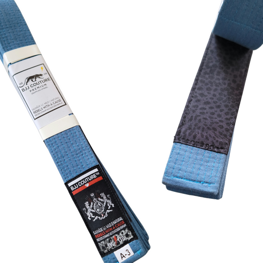 BJJ Couture Custom Blue Belt - Aero