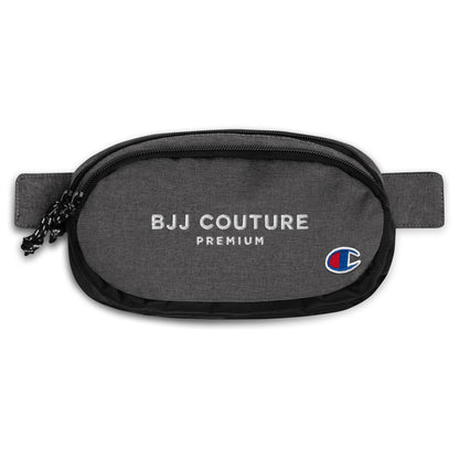 BJJ Couture Premium Champion fanny pack - White text