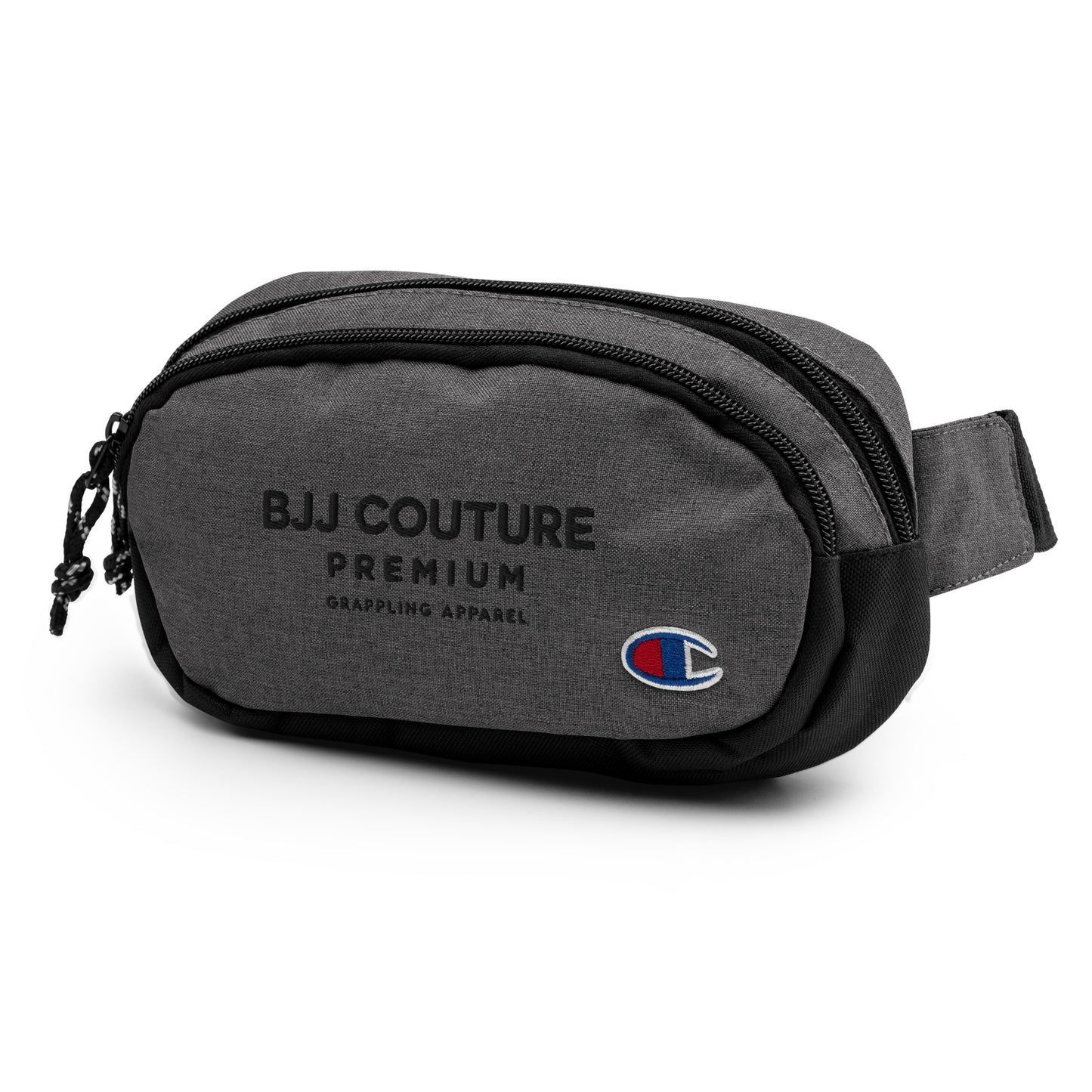 BJJ Couture Premium Champion fanny pack - Black text