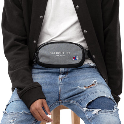 BJJ Couture Premium Champion fanny pack - White text