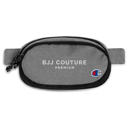 BJJ Couture Premium Champion fanny pack - White text