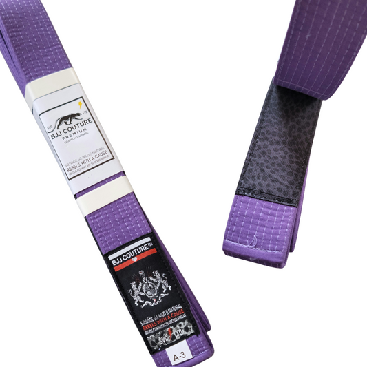 BJJ Couture Custom Purple Belt - Amethyst