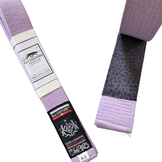 BJJ Couture Custom Purple Belt - Lavender