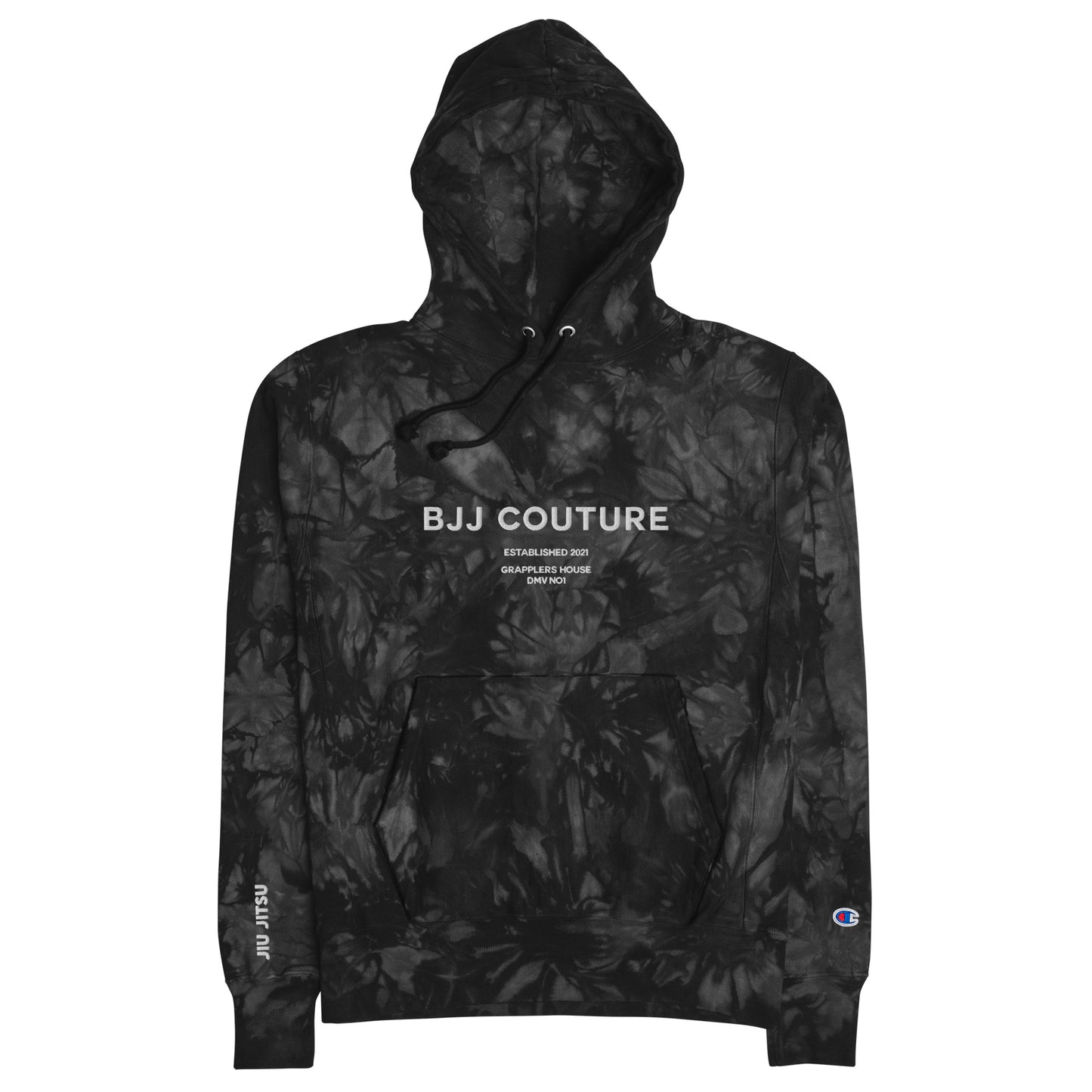 Unisex BJJ Couture  Premium Champion tie-dye hoodie