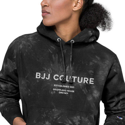 Unisex BJJ Couture  Premium Champion tie-dye hoodie