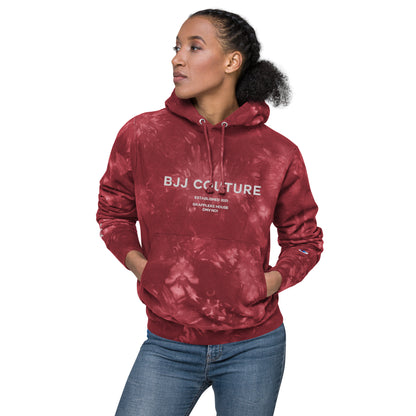 Unisex BJJ Couture  Premium Champion tie-dye hoodie