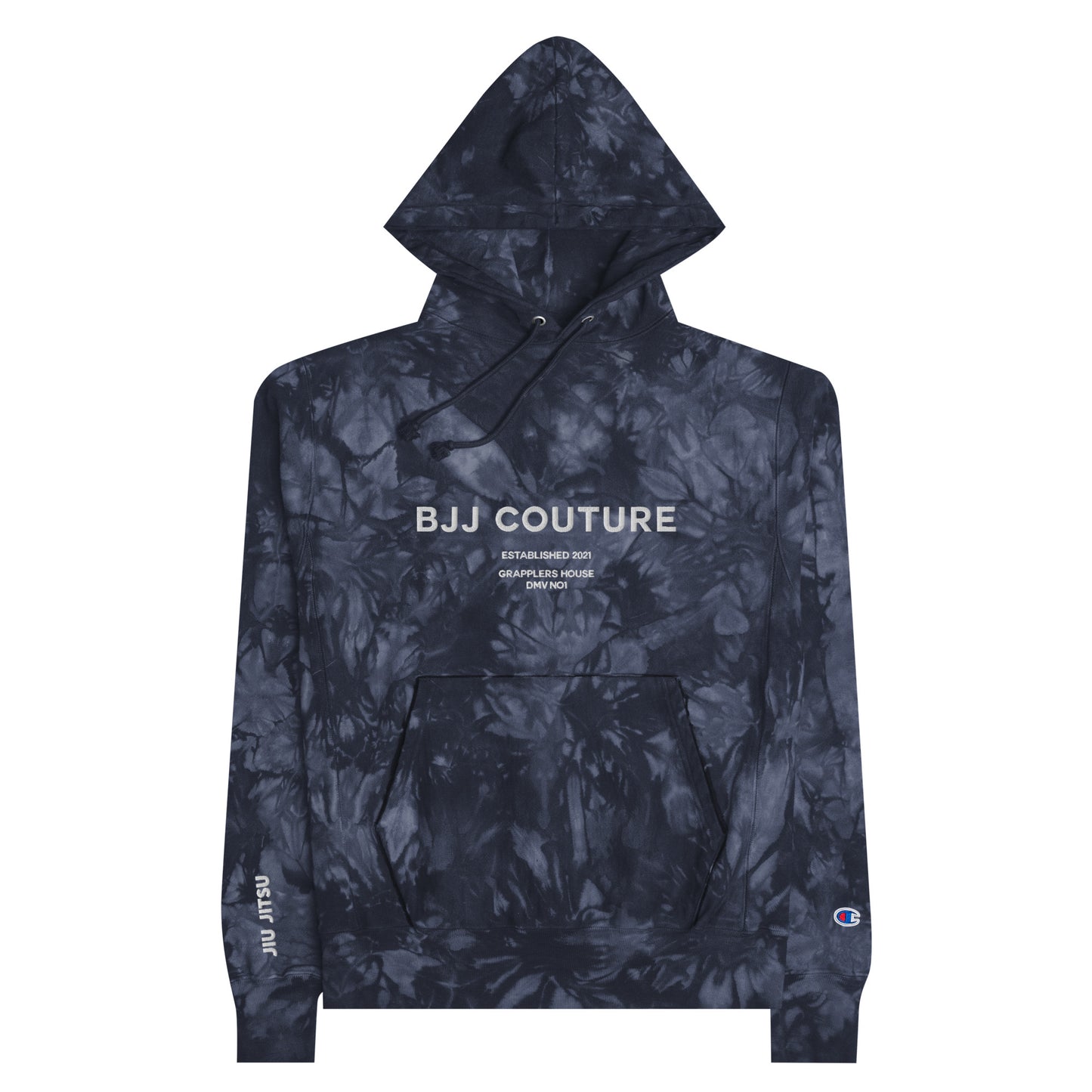 Unisex BJJ Couture  Premium Champion tie-dye hoodie