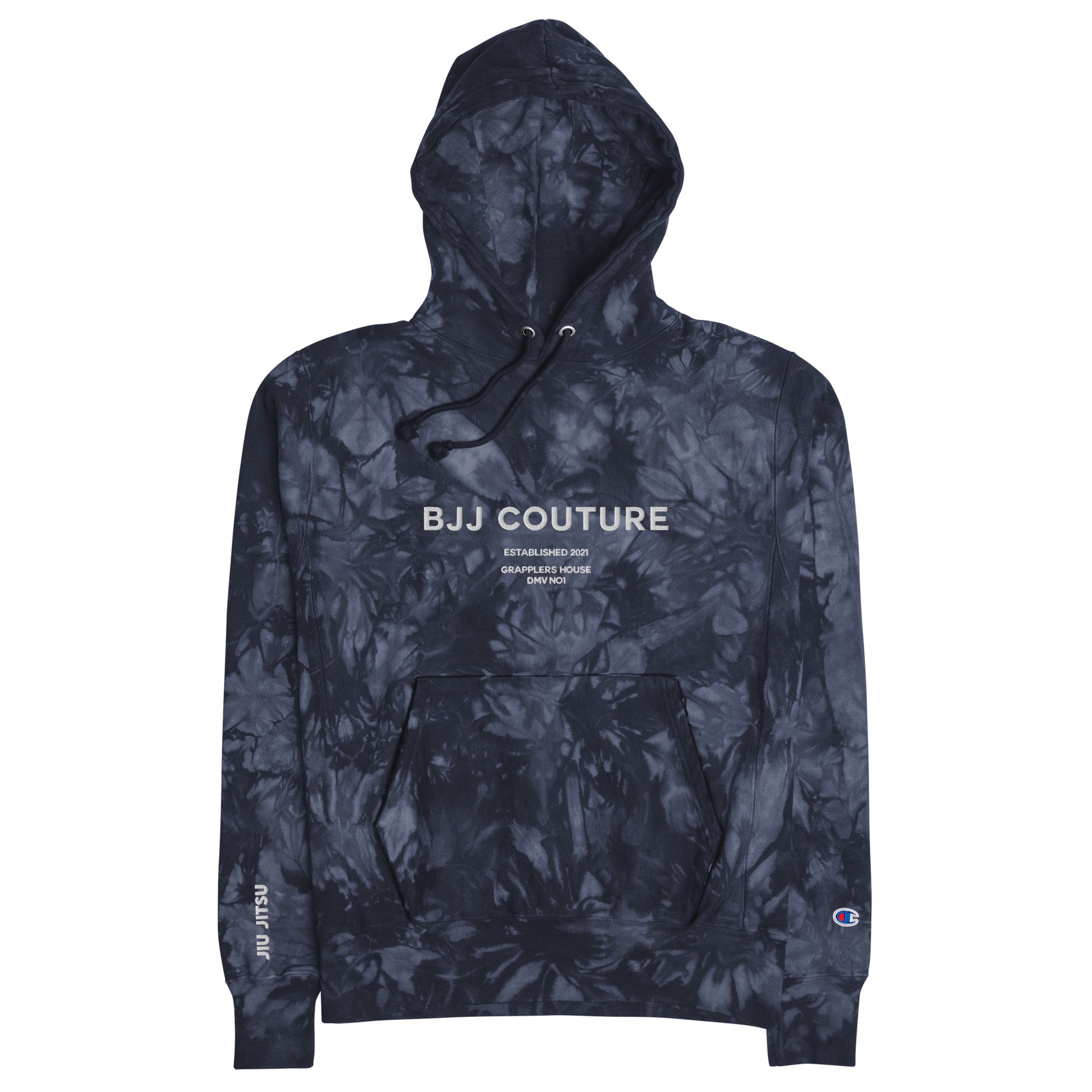 Unisex BJJ Couture Premium Champion tie-dye hoodie