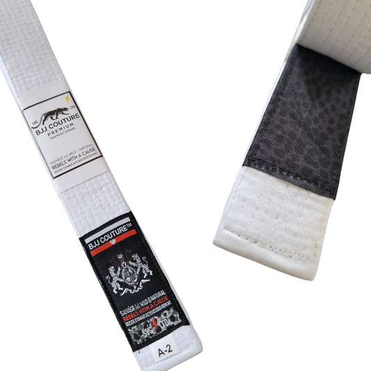 BJJ Couture Custom White Belt - Blanco