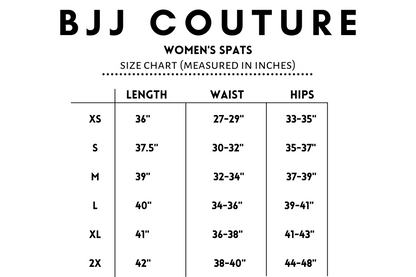 BJJ Couture Tartan Black and Tan Spats
