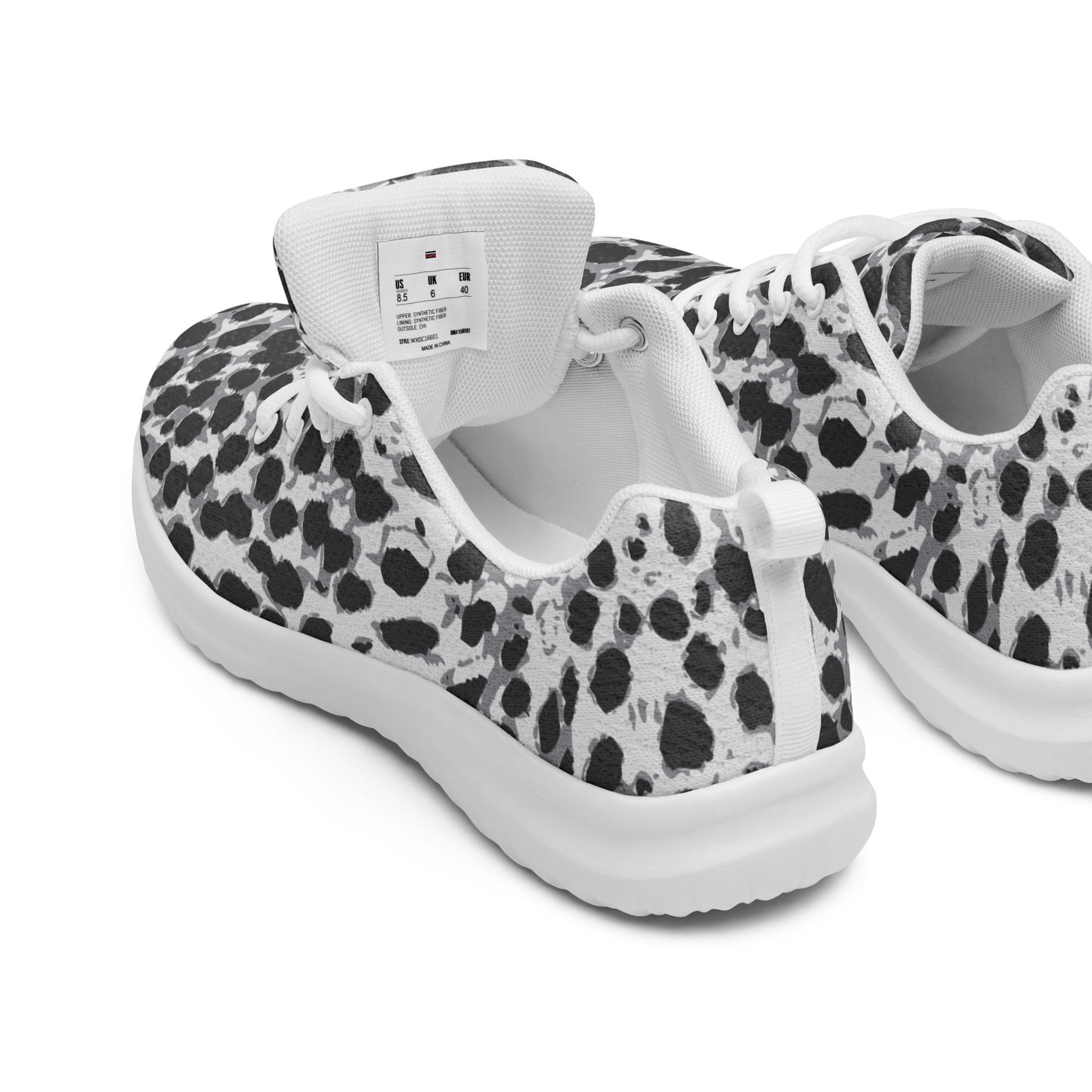 BJJ Couture Grey Leopard Print Women’s athletic shoes