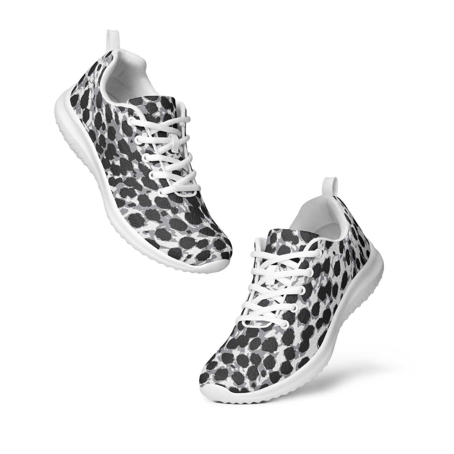 BJJ Couture Grey Leopard Print Women’s athletic shoes