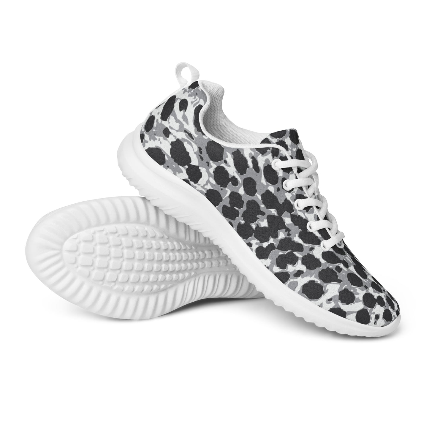 BJJ Couture Grey Leopard Print Women’s athletic shoes