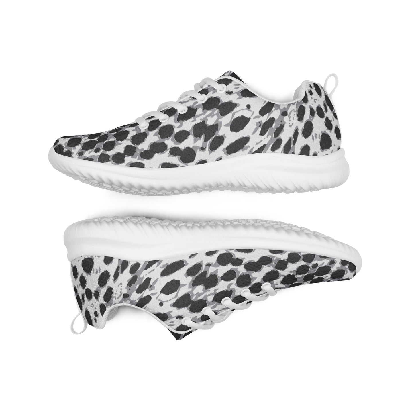 BJJ Couture Grey Leopard Print Women’s athletic shoes