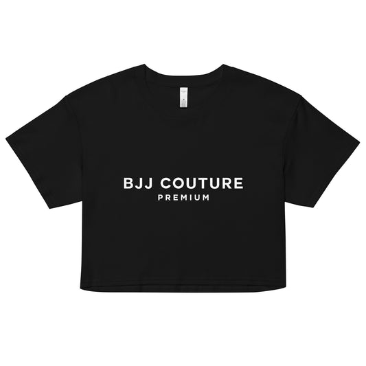 BJJ Couture Premium Black Flowy Women’s crop top
