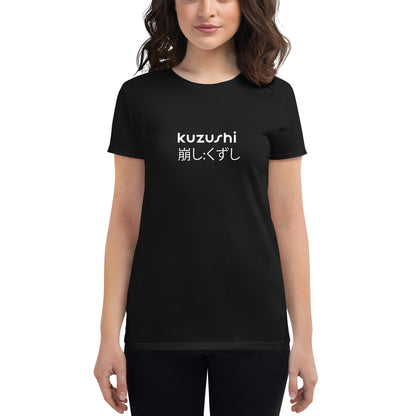 Women's kuzushi dark soft pre-shrunk short sleeve t-shirt