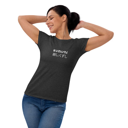 Women's kuzushi dark soft pre-shrunk short sleeve t-shirt