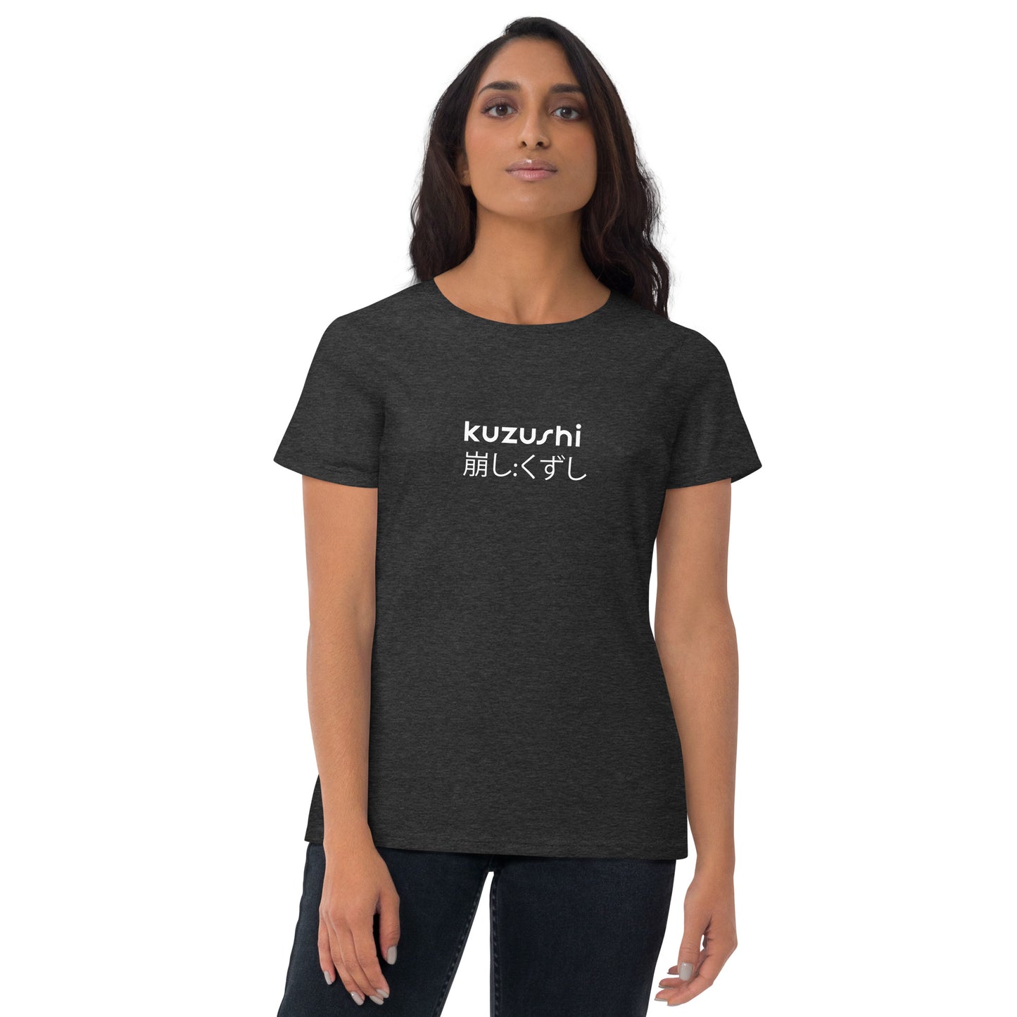 Women's kuzushi dark soft pre-shrunk short sleeve t-shirt