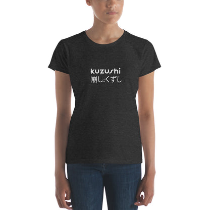 Women's kuzushi dark soft pre-shrunk short sleeve t-shirt