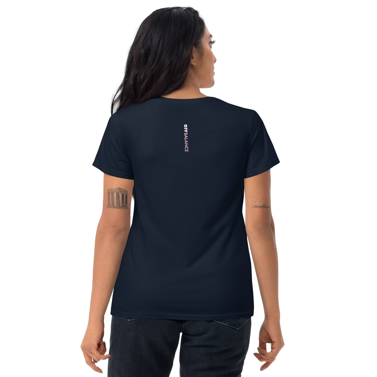 Women's kuzushi dark soft pre-shrunk short sleeve t-shirt