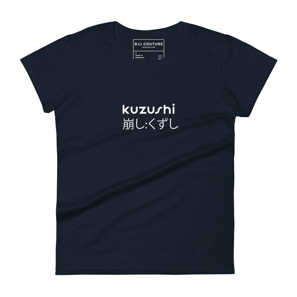 Women's kuzushi dark soft pre-shrunk short sleeve t-shirt