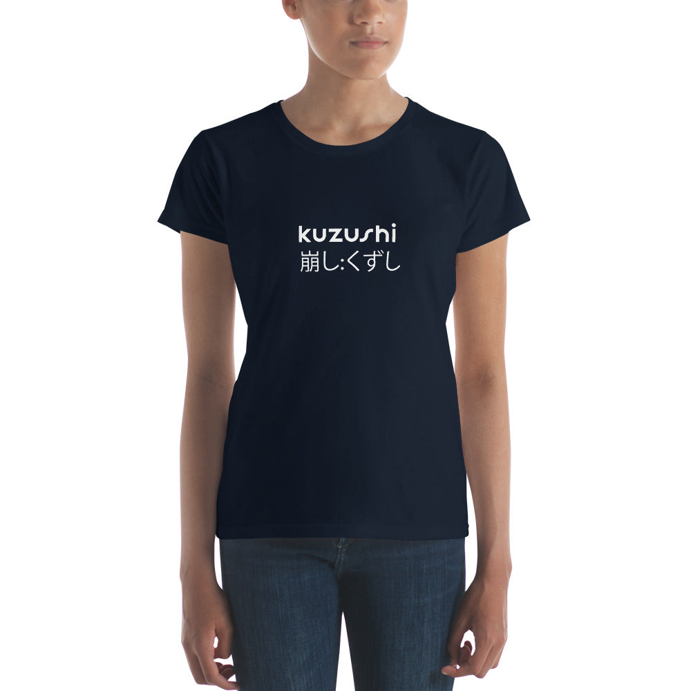 Women's kuzushi dark soft pre-shrunk short sleeve t-shirt