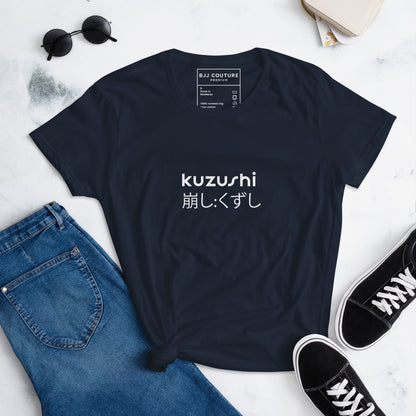 Women's kuzushi dark soft pre-shrunk short sleeve t-shirt